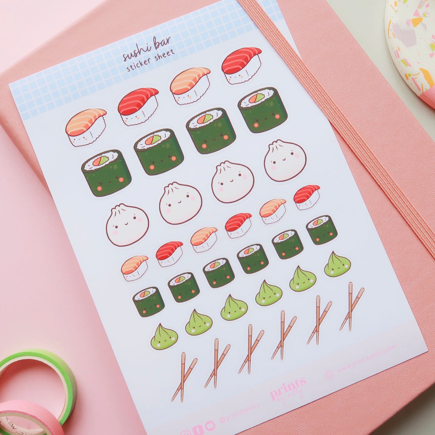 Sushi Bar Sticker Sheet