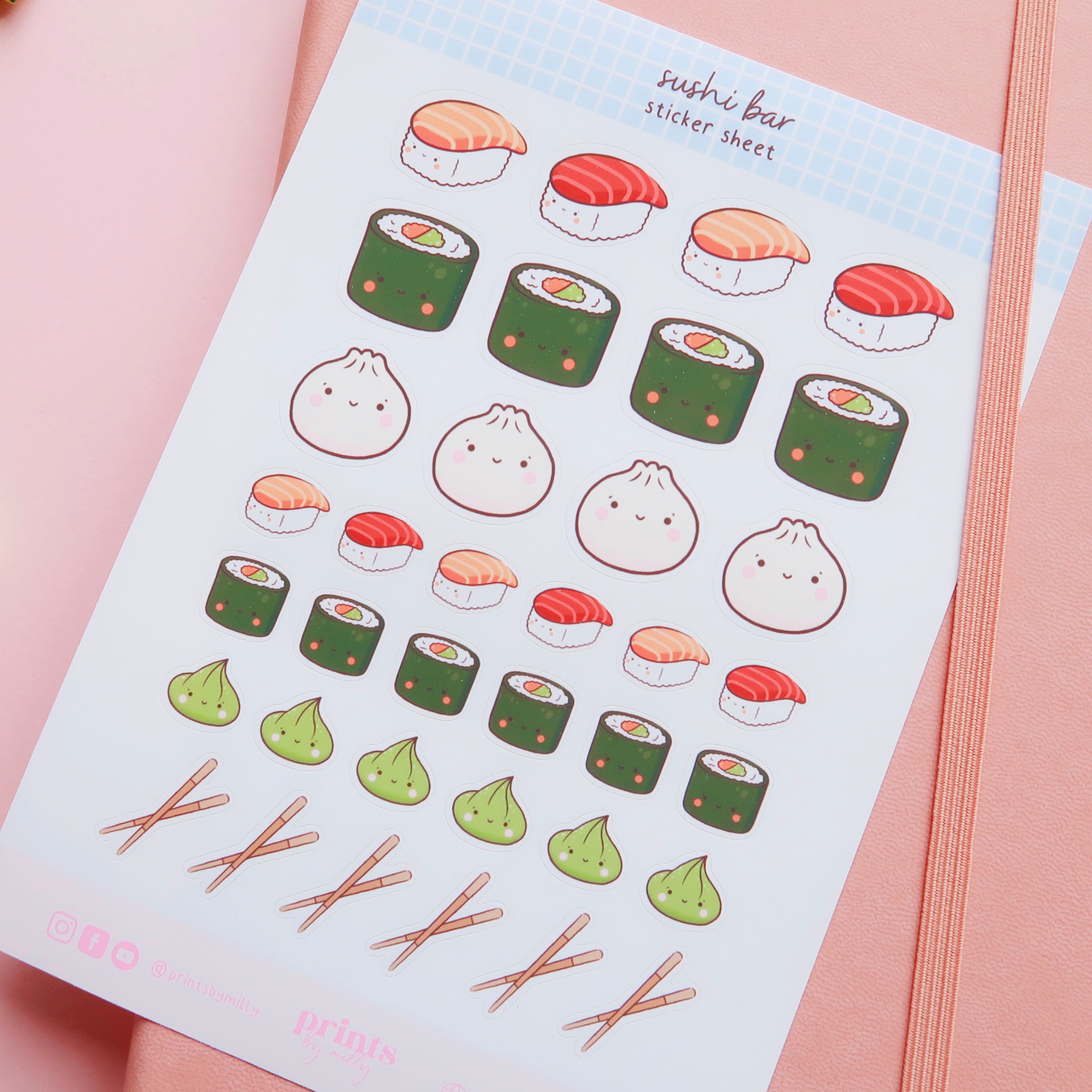 Sushi Bar Sticker Sheet