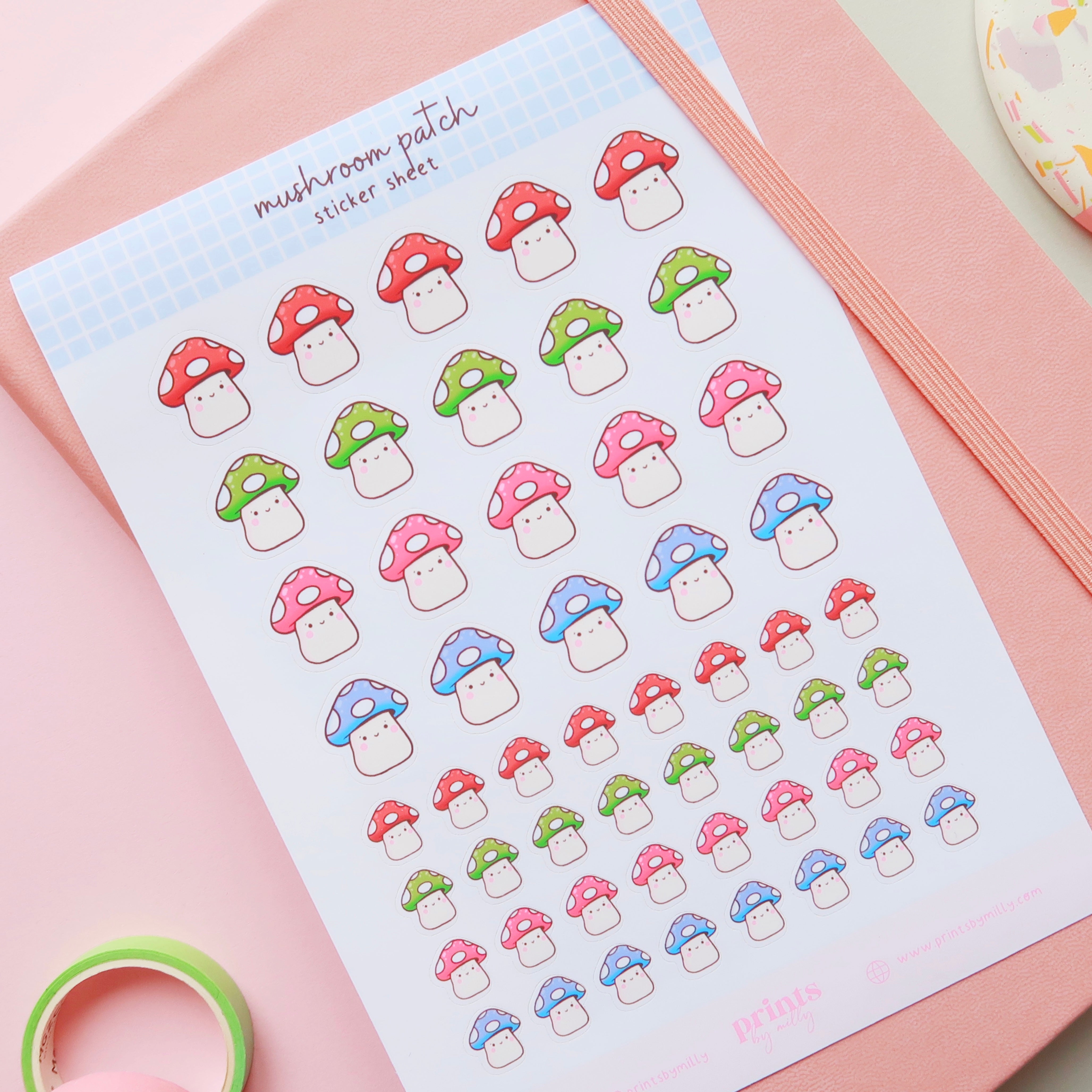 Mushroom Patch Sticker Sheet