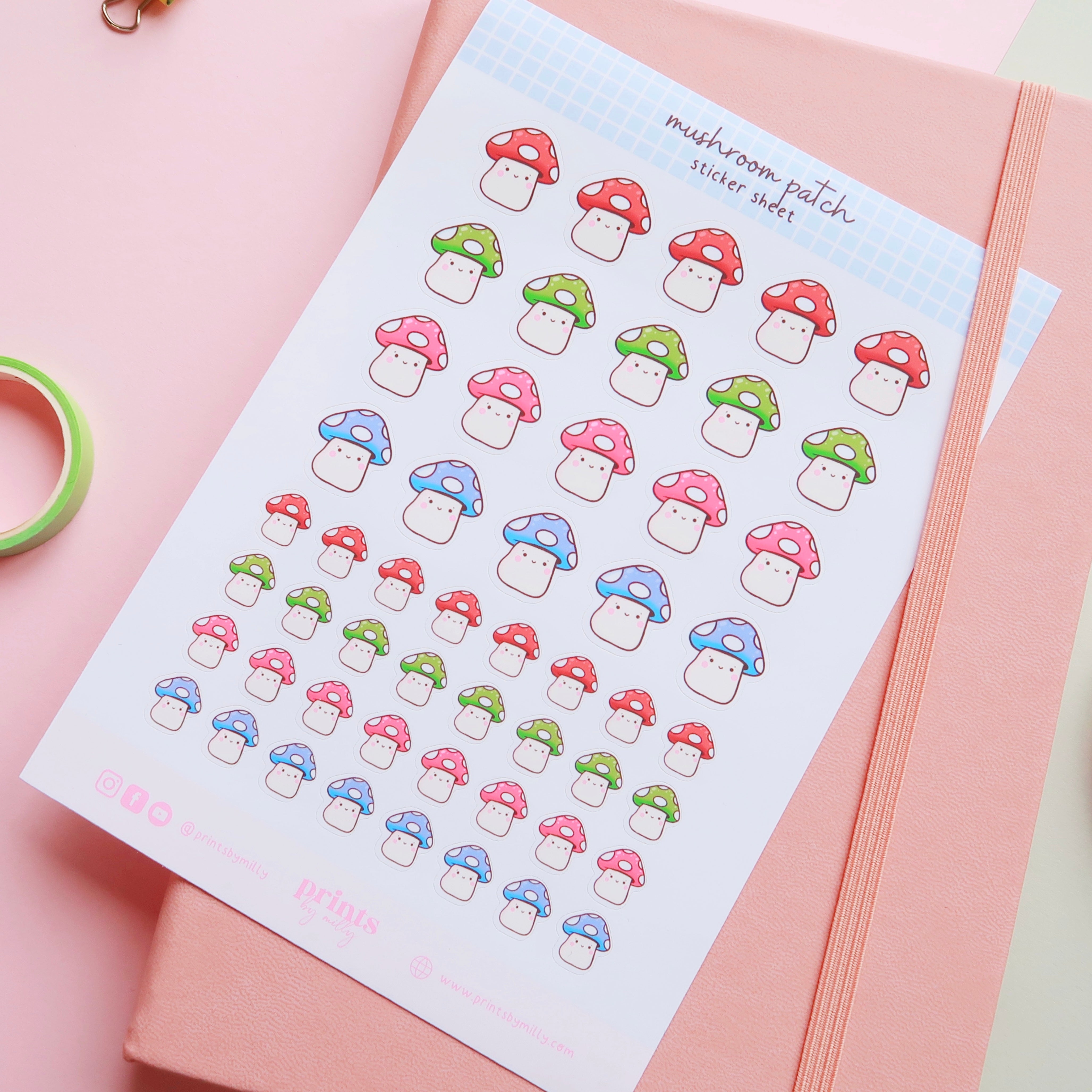 Mushroom Patch Sticker Sheet