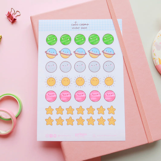 Cute Cosmo Sticker Sheet