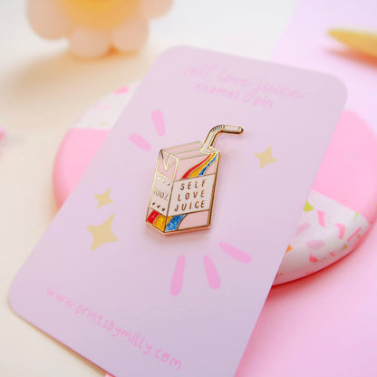 Self Love Juice Enamel Pin