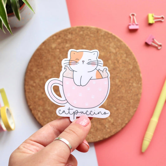 Catpuccino Sticker